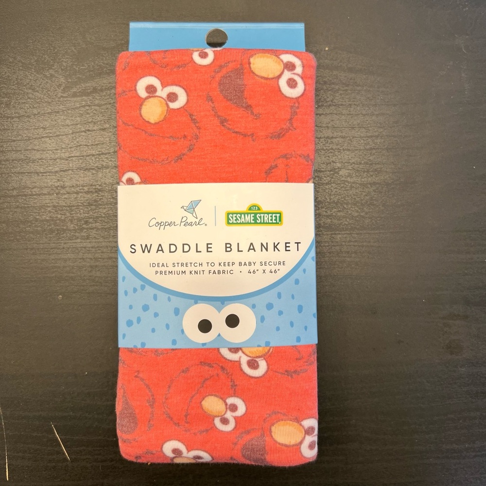 Copper Pearl Sesame Street Swaddle Blanket